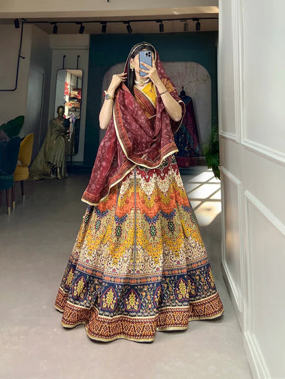 Beautiful Designer Soft Vaishali Silk Lehenga Choli