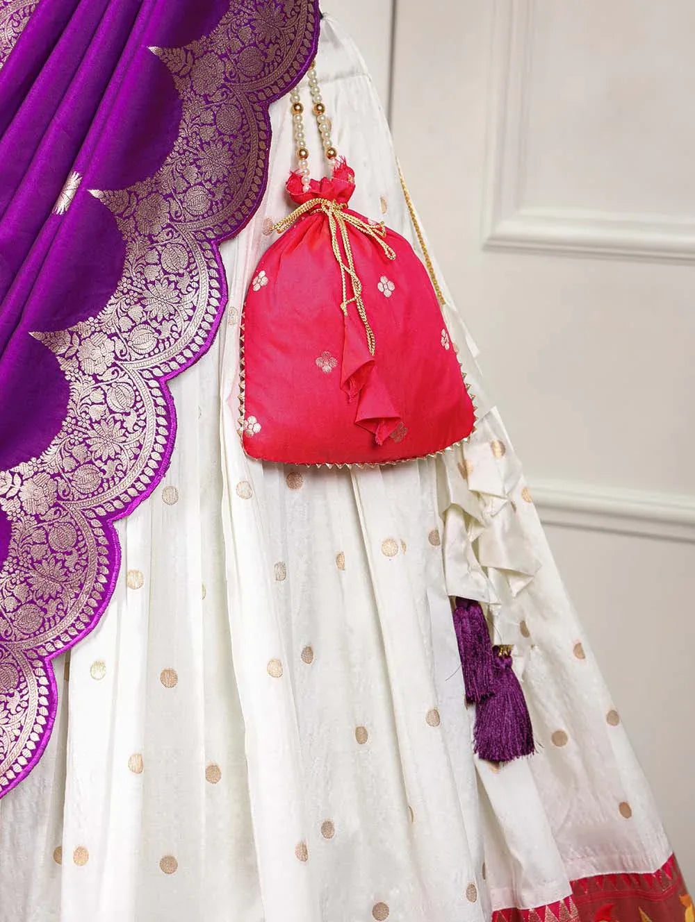 Beautiful Designer Bandhani Georgette Lehenga Choli