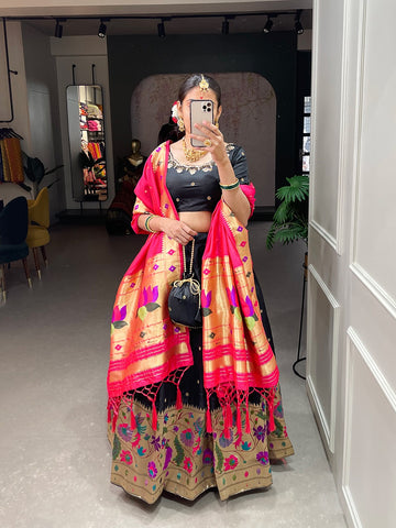Beautiful Designer Paithani Silk Lehenga Choli