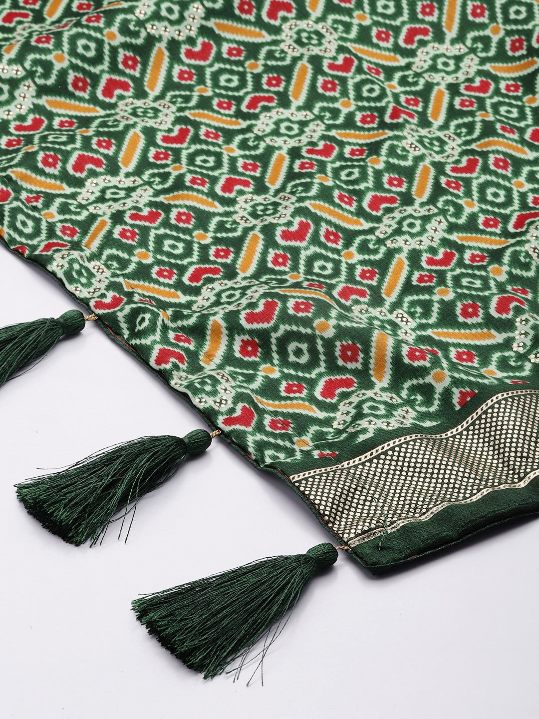 Beautiful Designer Pure Tussar Silk Dupatta Only