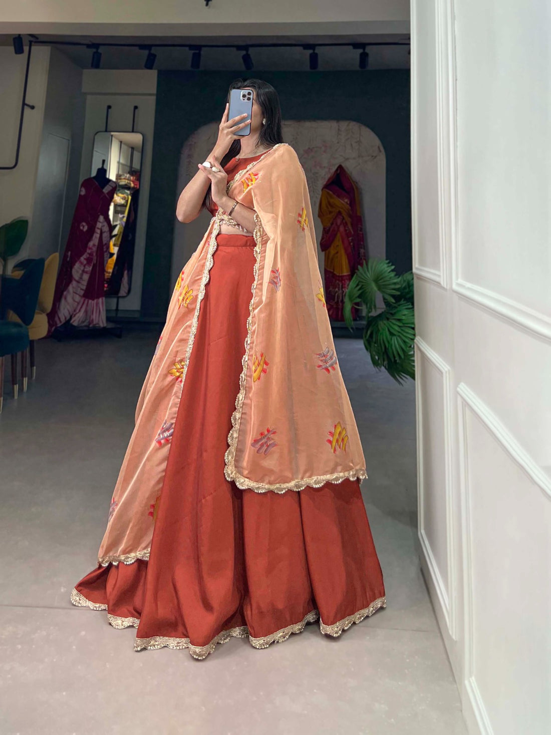 Beautiful Designer Party Wear Viscose Lehenga Choli