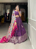 Gajji Silk Lehenga Choli