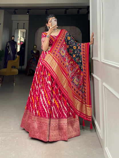 Gajji Silk Lehenga Choli