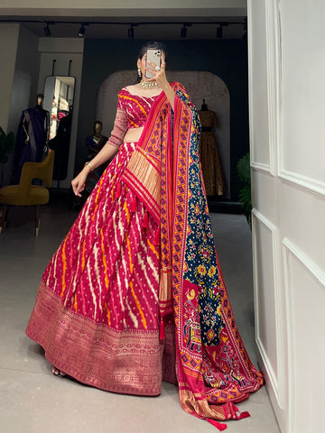 Gajji Silk Lehenga Choli