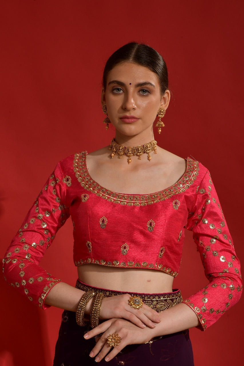 Beautiful Designer Heavy Georgette With Sequence Saree