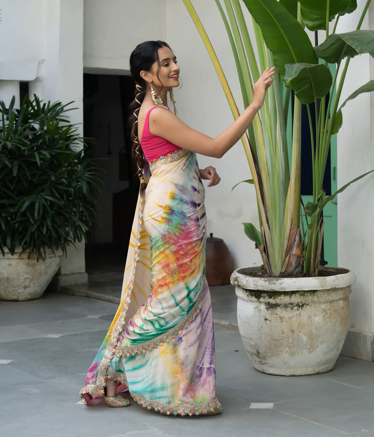 Beautiful Designer Heavy Georgette With Sequence Saree