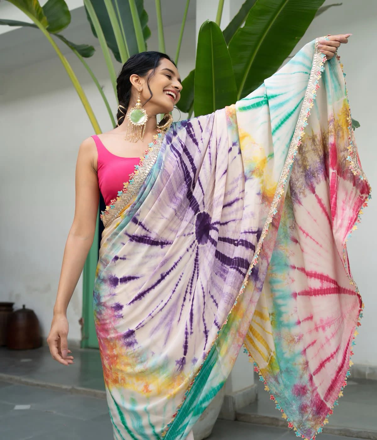 Beautiful Designer Heavy Georgette With Sequence Saree