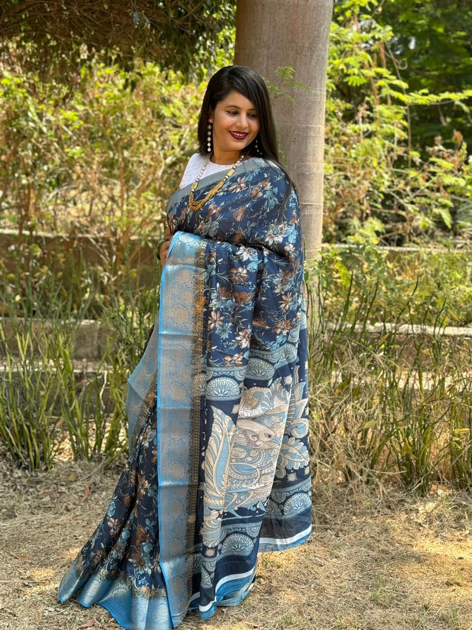 Beautiful Designer Summer Special Bandhej Soft Digital Print Dola Silk Saree