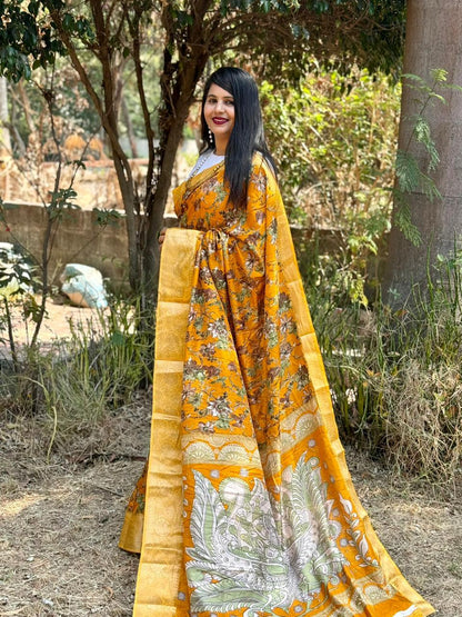 Beautiful Designer Summer Special Bandhej Soft Digital Print Dola Silk Saree
