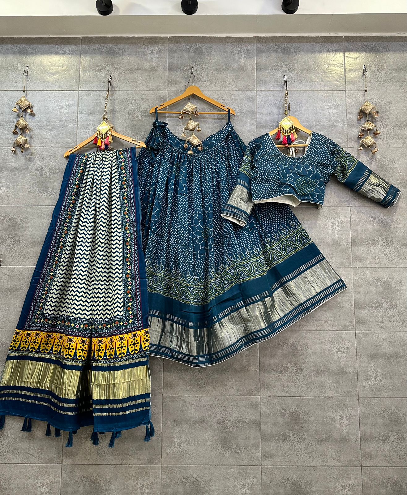 Beautiful Designer Pure Modal Dani Bandhej Digital Print Chaniya Choli