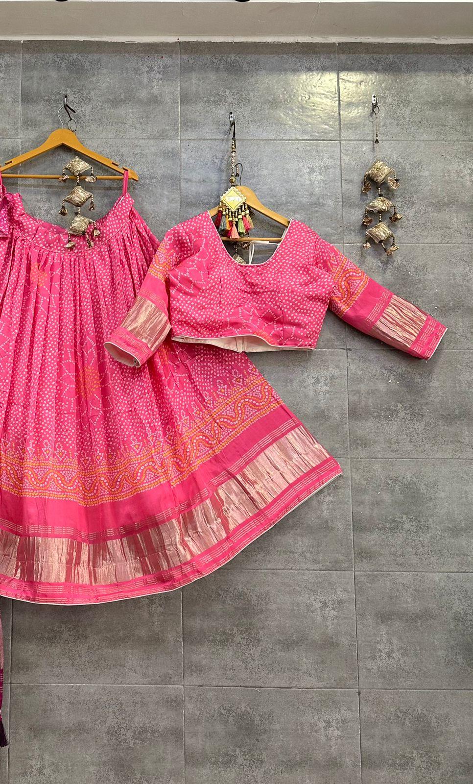 Beautiful Designer Pure Modal Dani Bandhej Digital Print Chaniya Choli