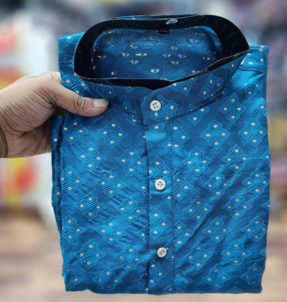 Beautiful Designer Pure Cotton Festival Kurta Pyjama