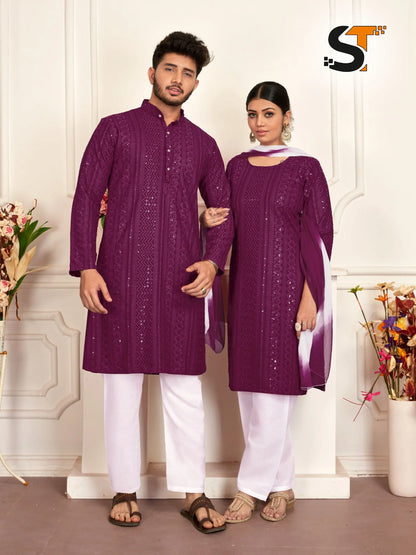 Beautiful Designer Pure Reyon With Sequenc Men&