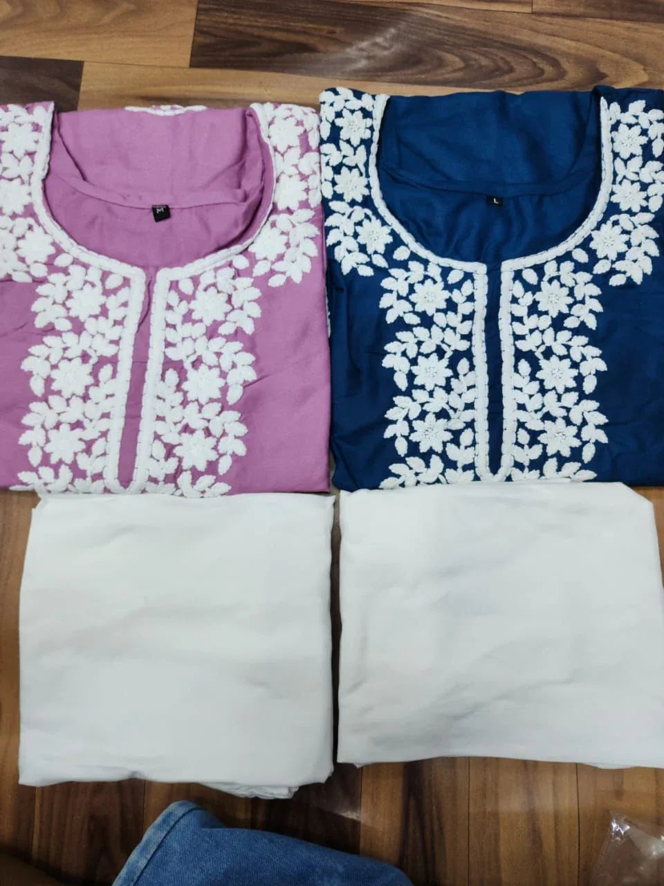 Beautiful Designer Chikankari Kurti Plazzo