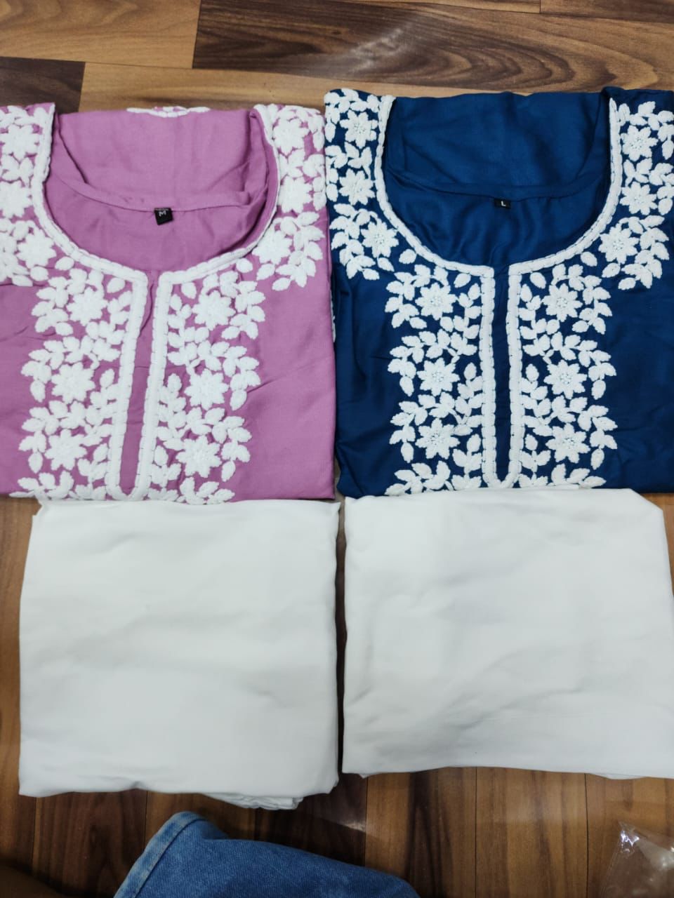 Beautiful Designer Chikankari Kurti Plazzo