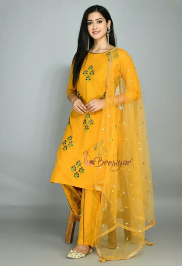 Beautiful Designer Rayon Cotton Salwar Suit
