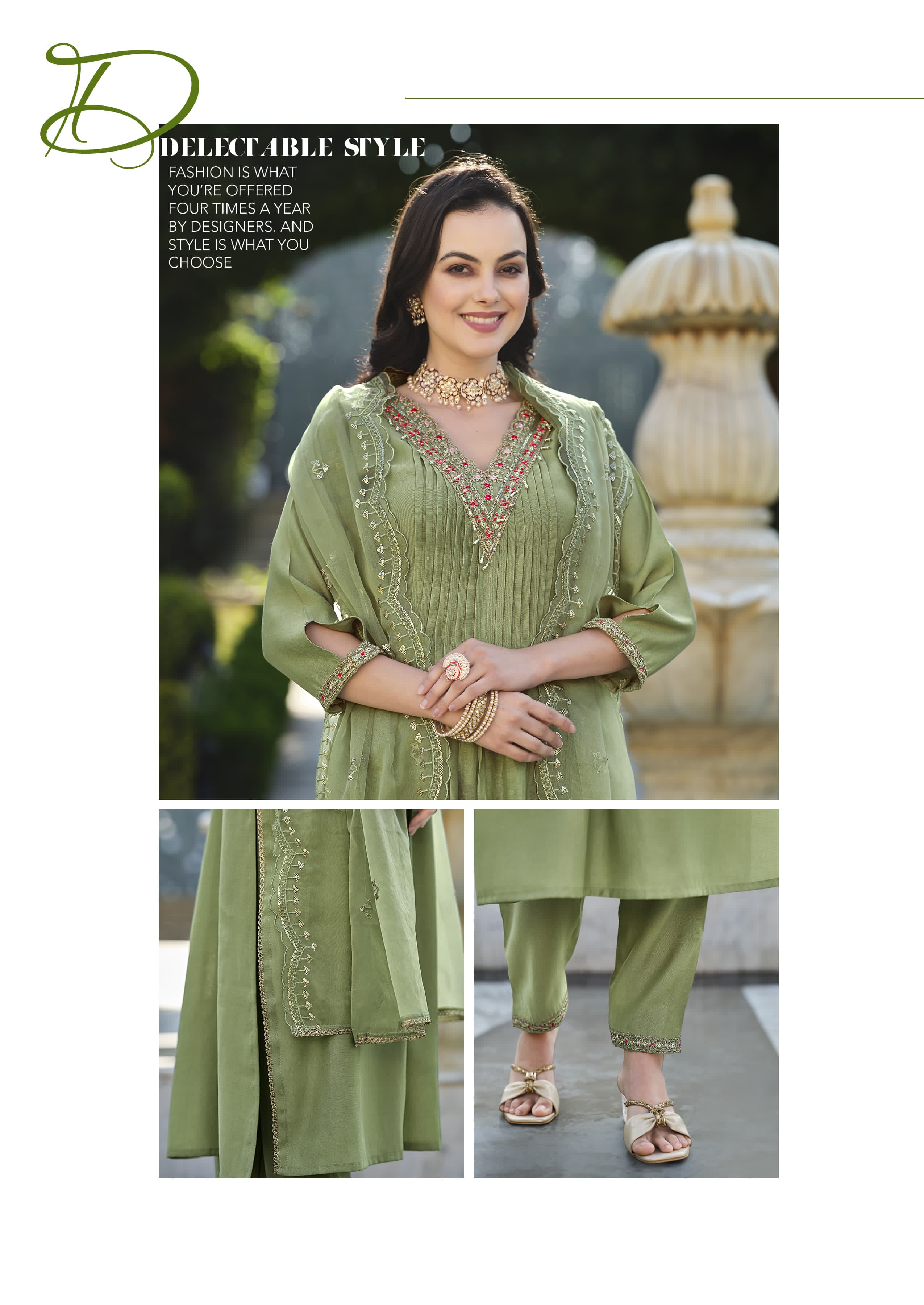Beautiful Designer Heavy Cotton Kurti Pant With Dupatta Salwar Suit