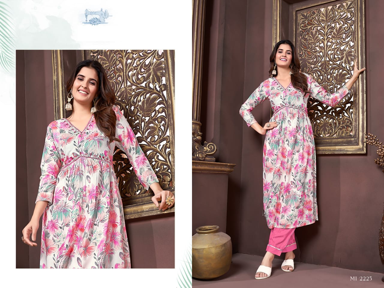 Beautiful Designer Afgani Alia Cut Kurti Pant With Dupatta Salwar Suit