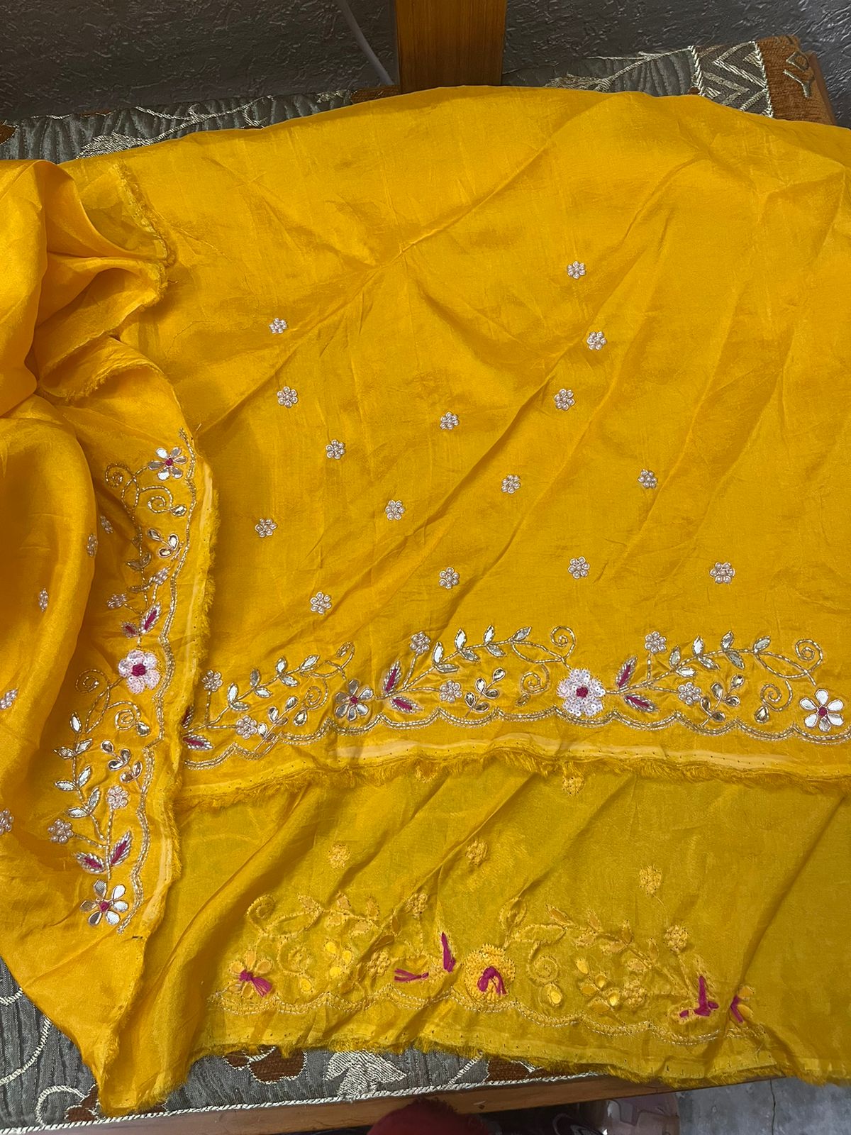 Beautiful Designer Kotta Doriya Foil Print Lehenga Choli