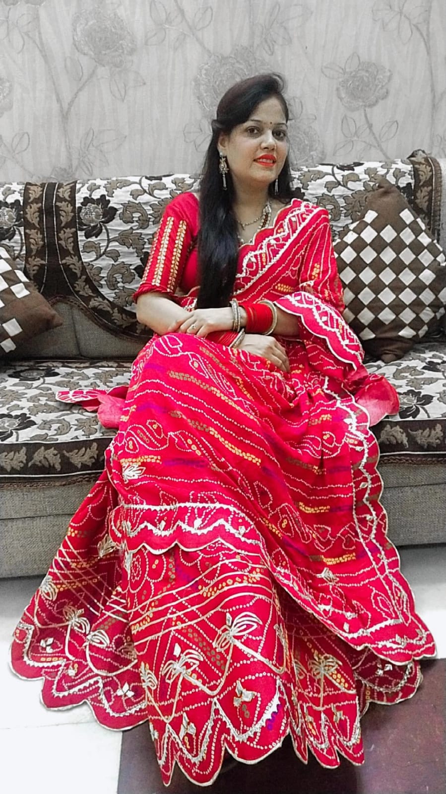 Beautiful Designer Rajasthani Georgette Lehenga Choli