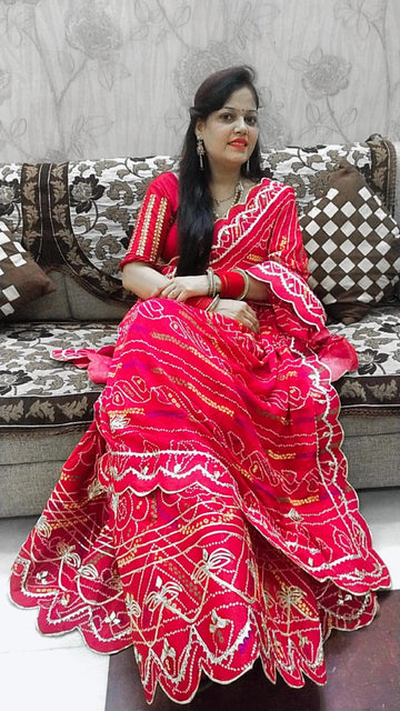 Beautiful Designer Rajasthani Georgette Lehenga Choli