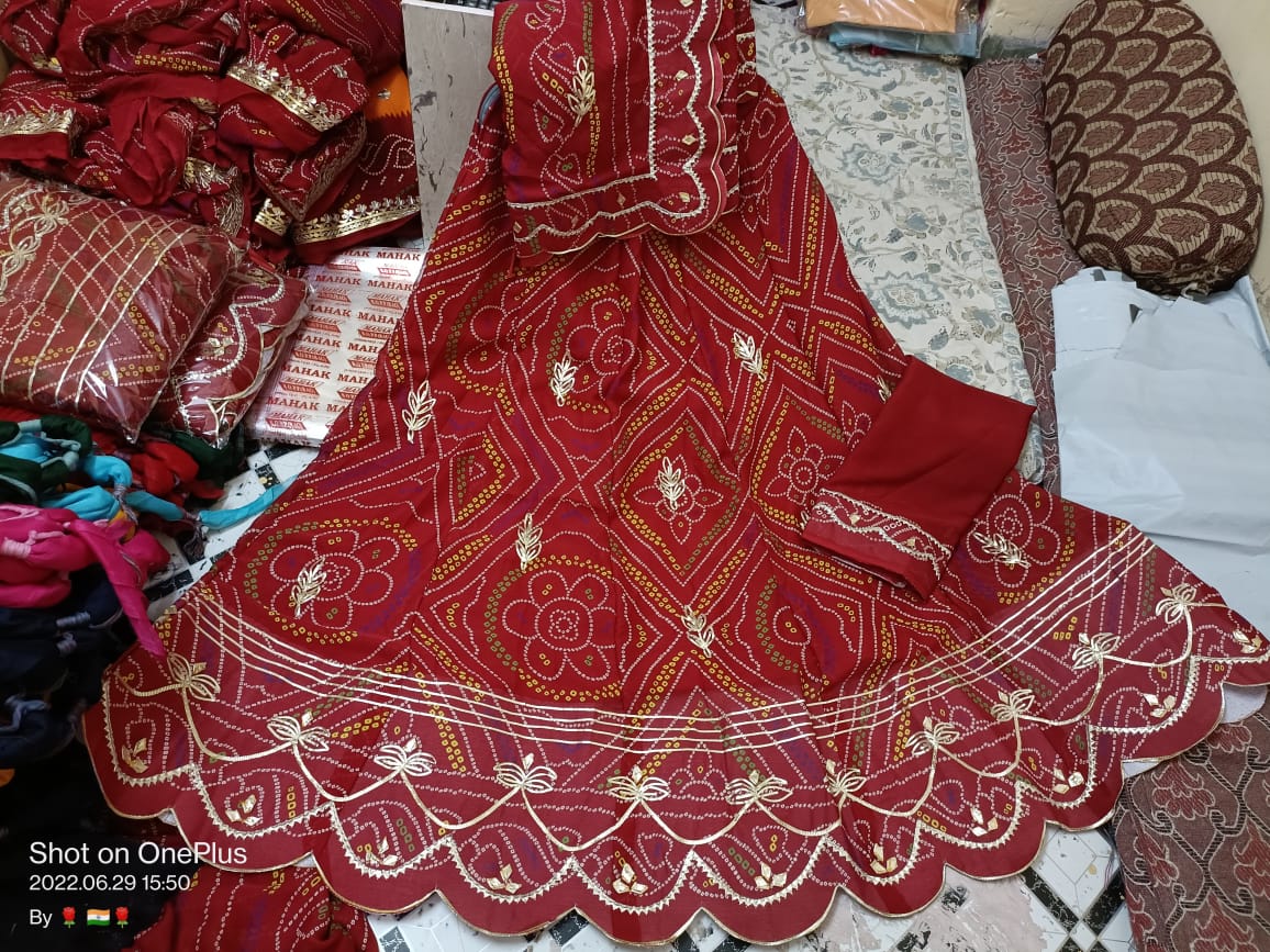 Beautiful Designer Rajasthani Georgette Lehenga Choli