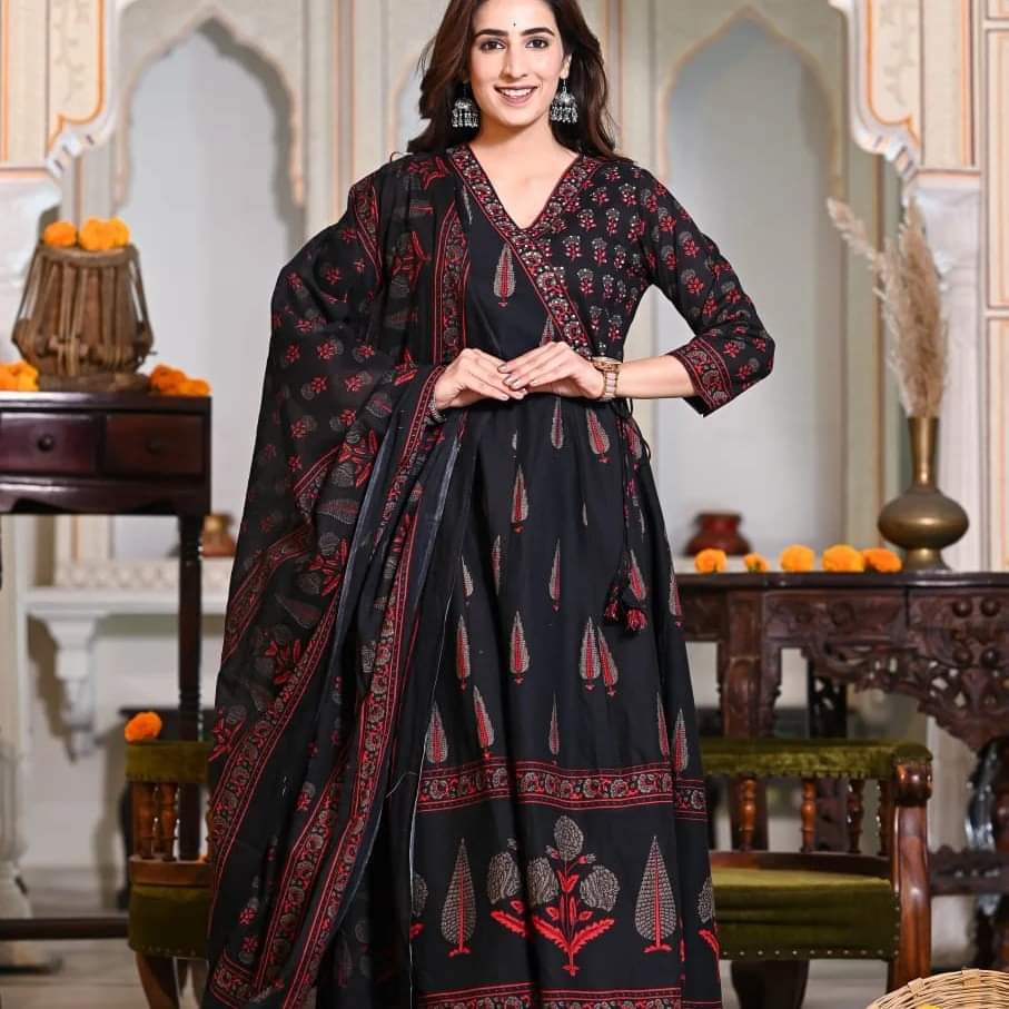 Beautiful Designer Party Wear Pure Cotton Salwar Suit