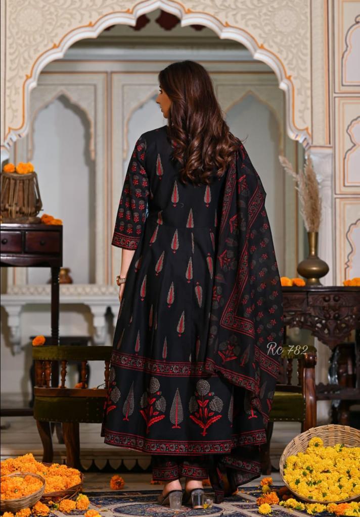 Beautiful Designer Party Wear Pure Cotton Salwar Suit