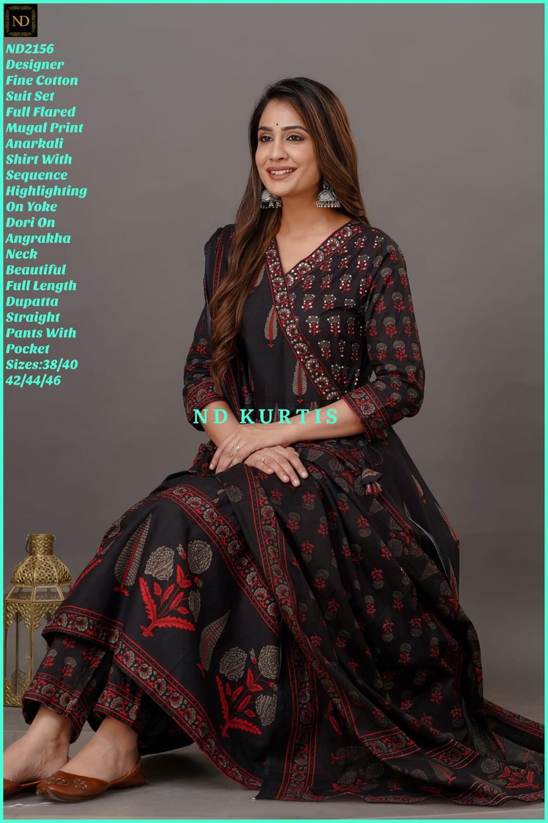 Beautiful Designer Party Wear Pure Cotton Salwar Suit