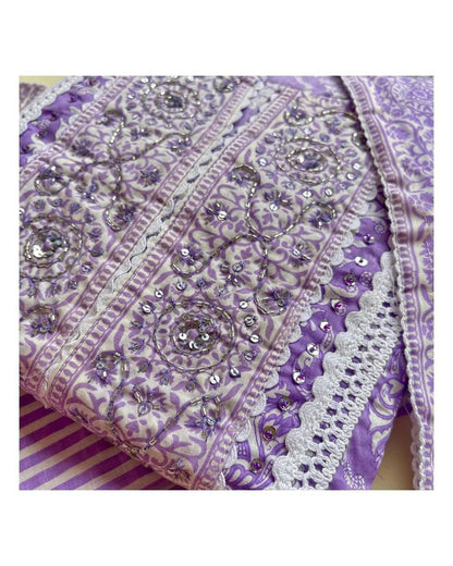 Beautiful Designer Party Wear Pure Cotton Salwar Suit