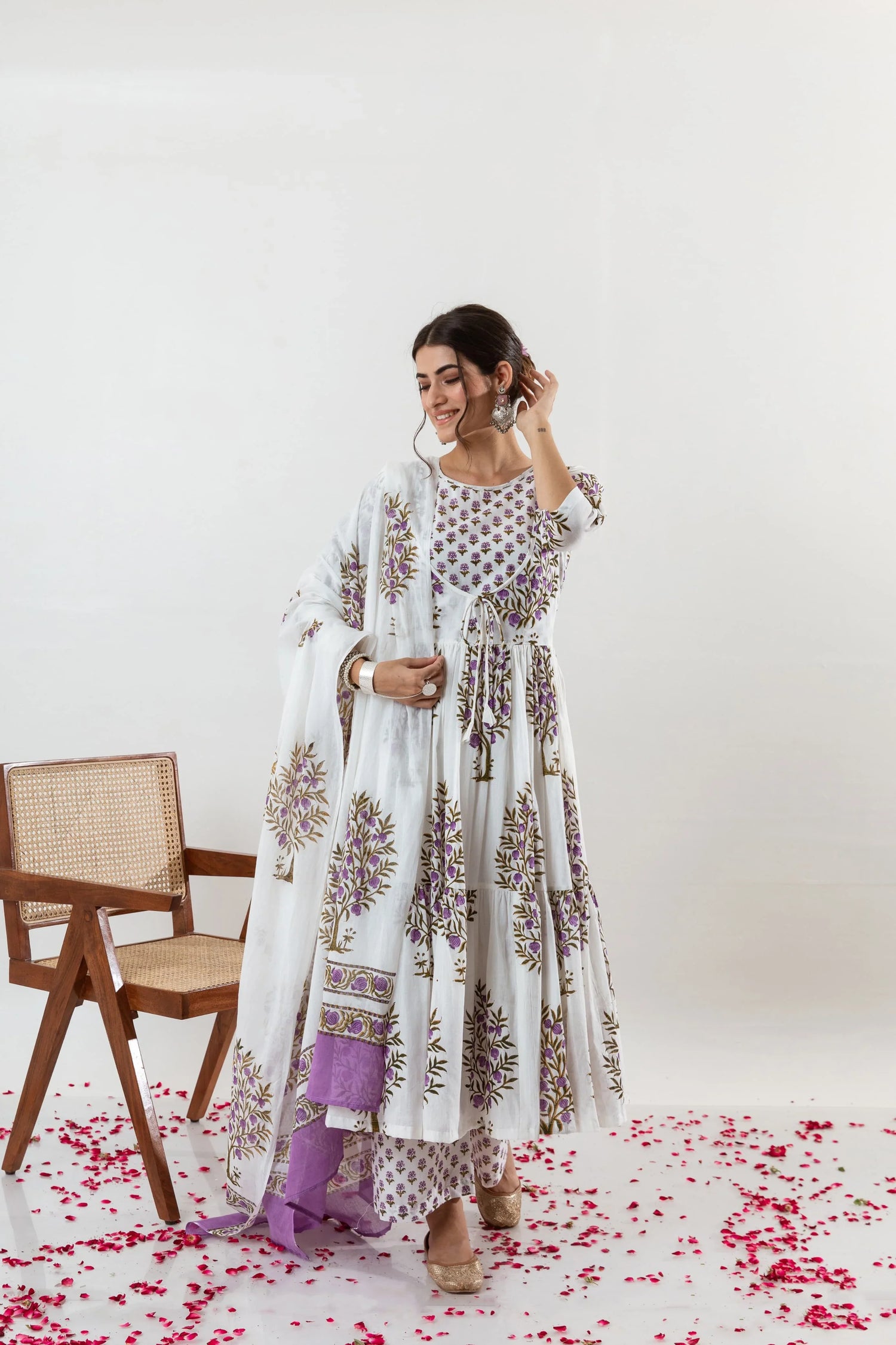 Beautiful Designer Party Wear Pure Cotton Salwar Suit