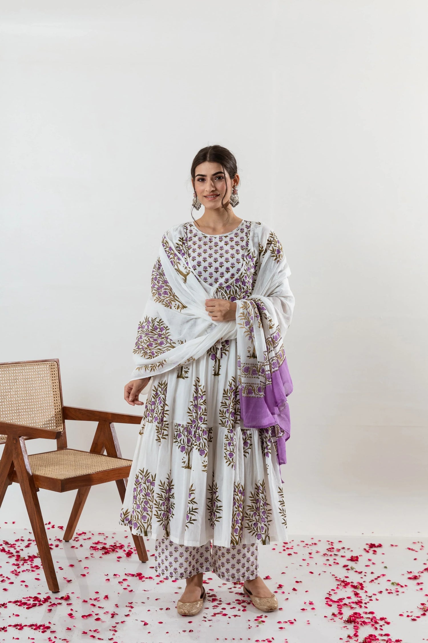 Beautiful Designer Party Wear Pure Cotton Salwar Suit