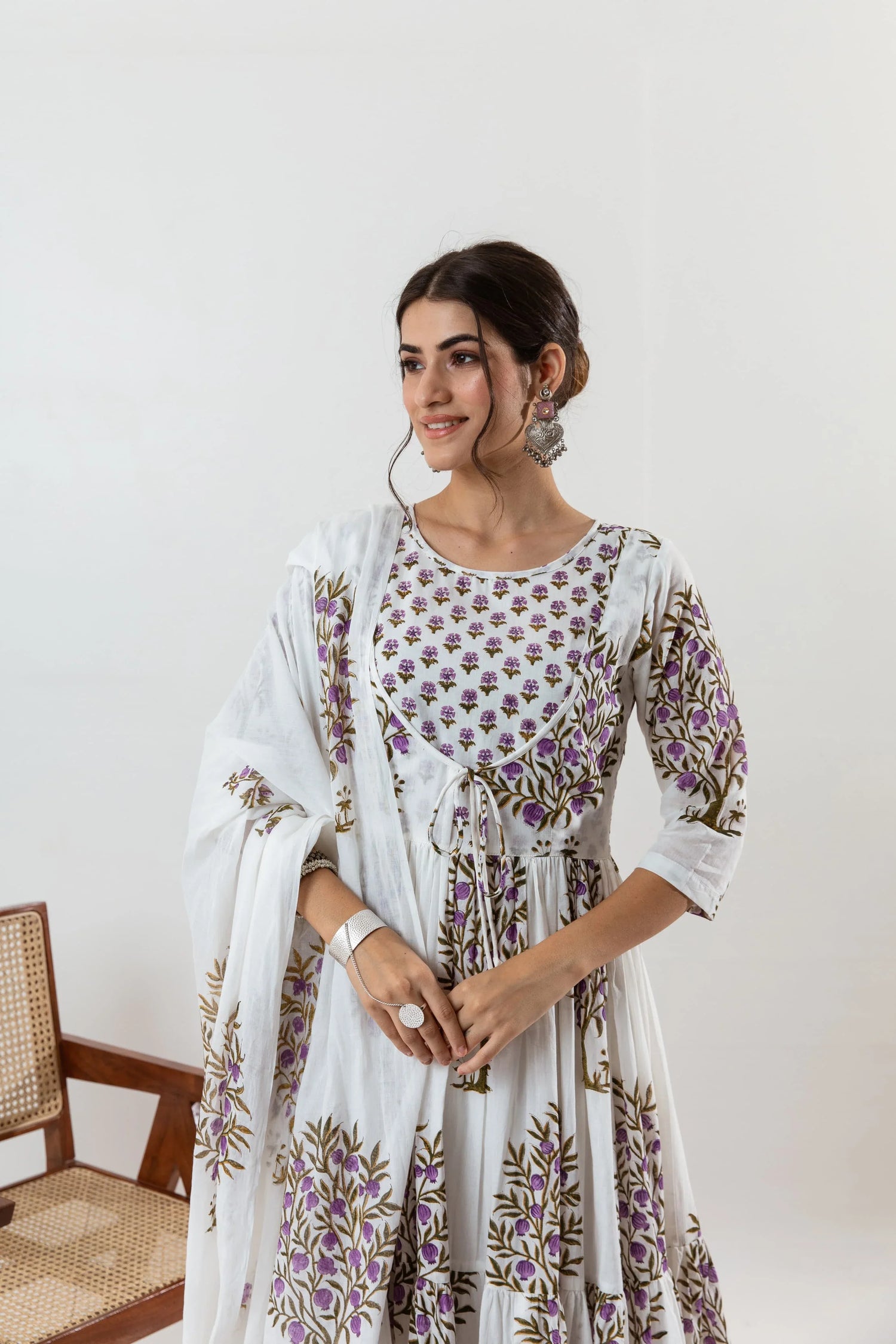 Beautiful Designer Party Wear Pure Cotton Salwar Suit