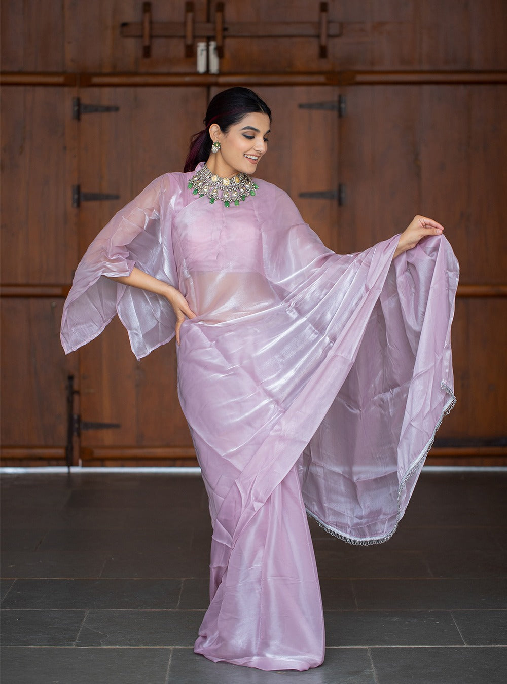 Jimmy Choo Silk Saree