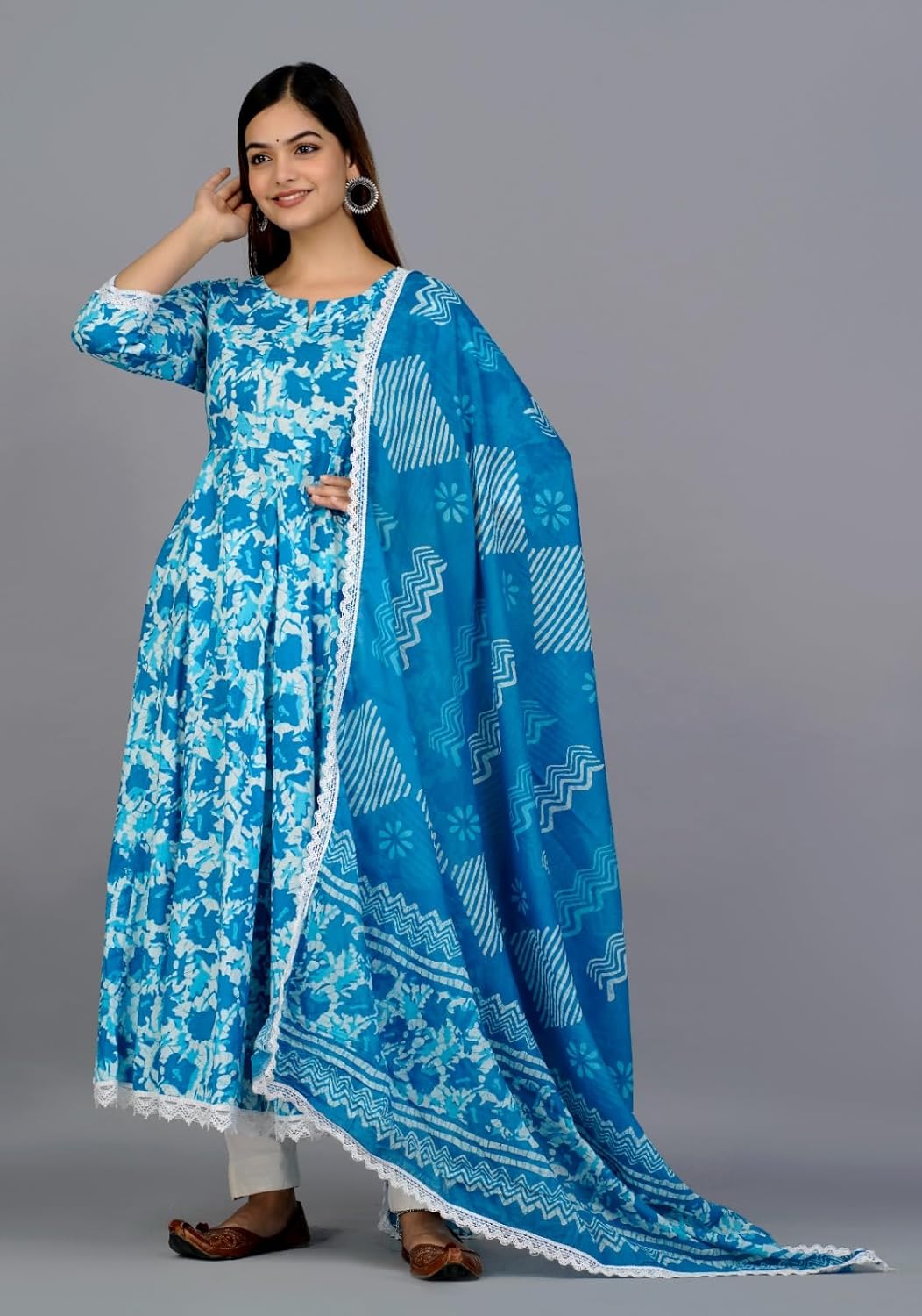 Beautiful Designer Party Wear Reyon Cotton Salwar Suit