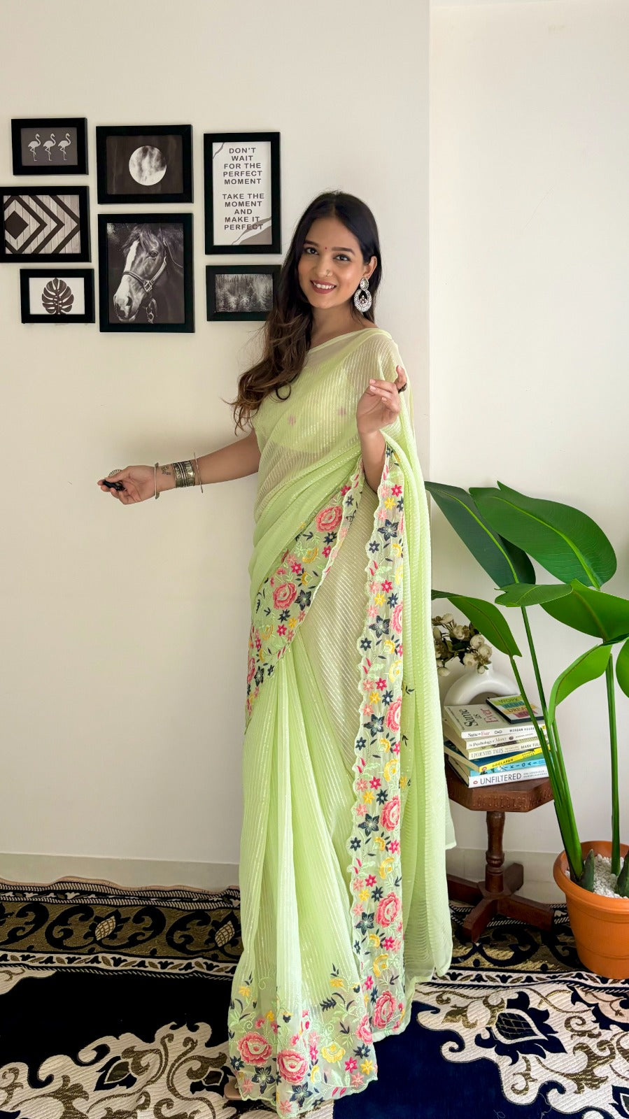 Beautiful Designer Heavy Georgette With Sequence Saree