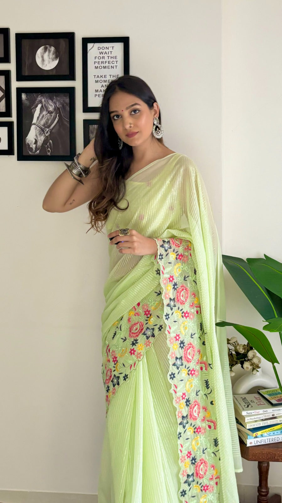Beautiful Designer Heavy Georgette With Sequence Saree