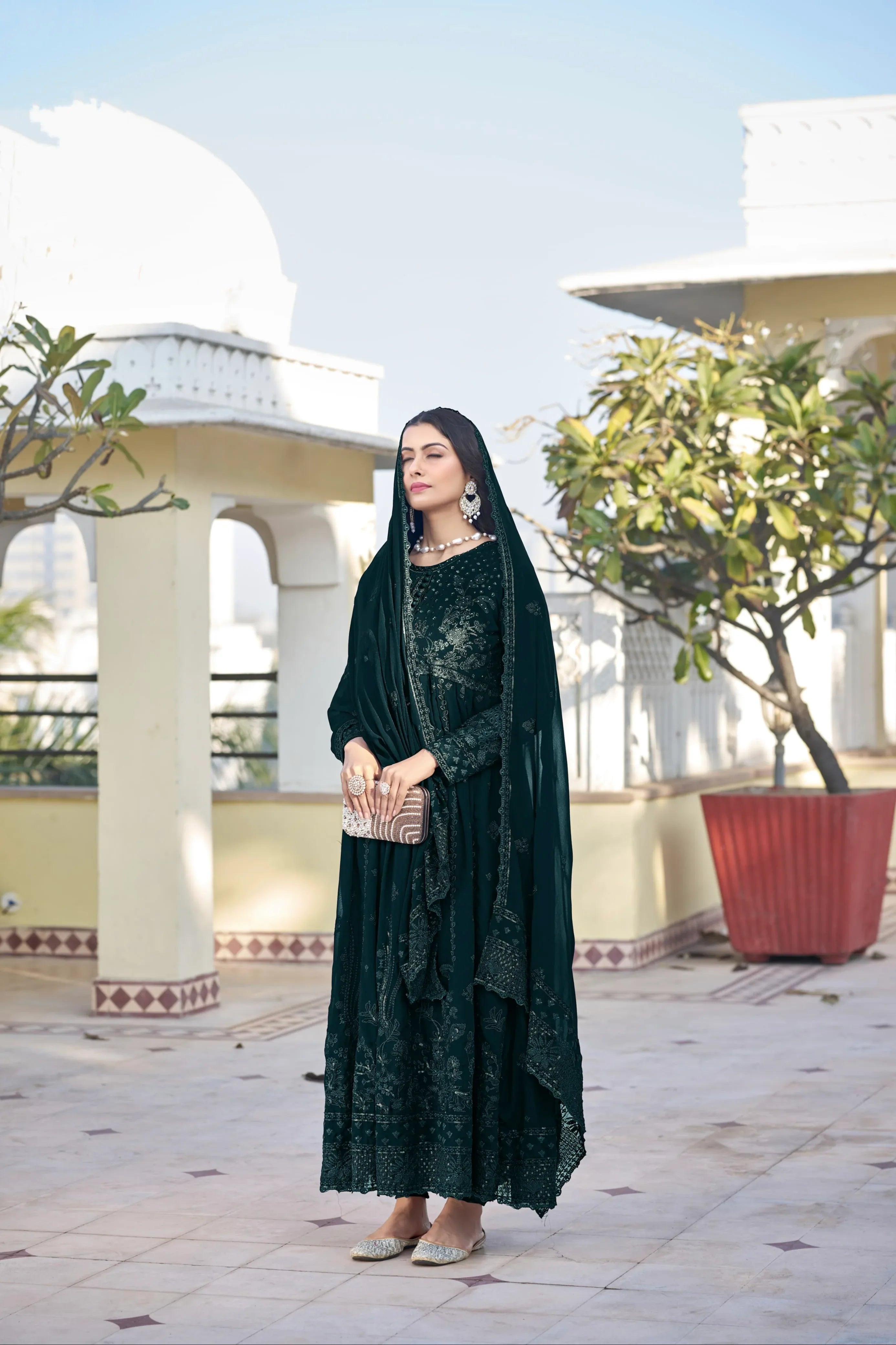 Designer Wedding Wear Latest Anarkali Salwar Suit
