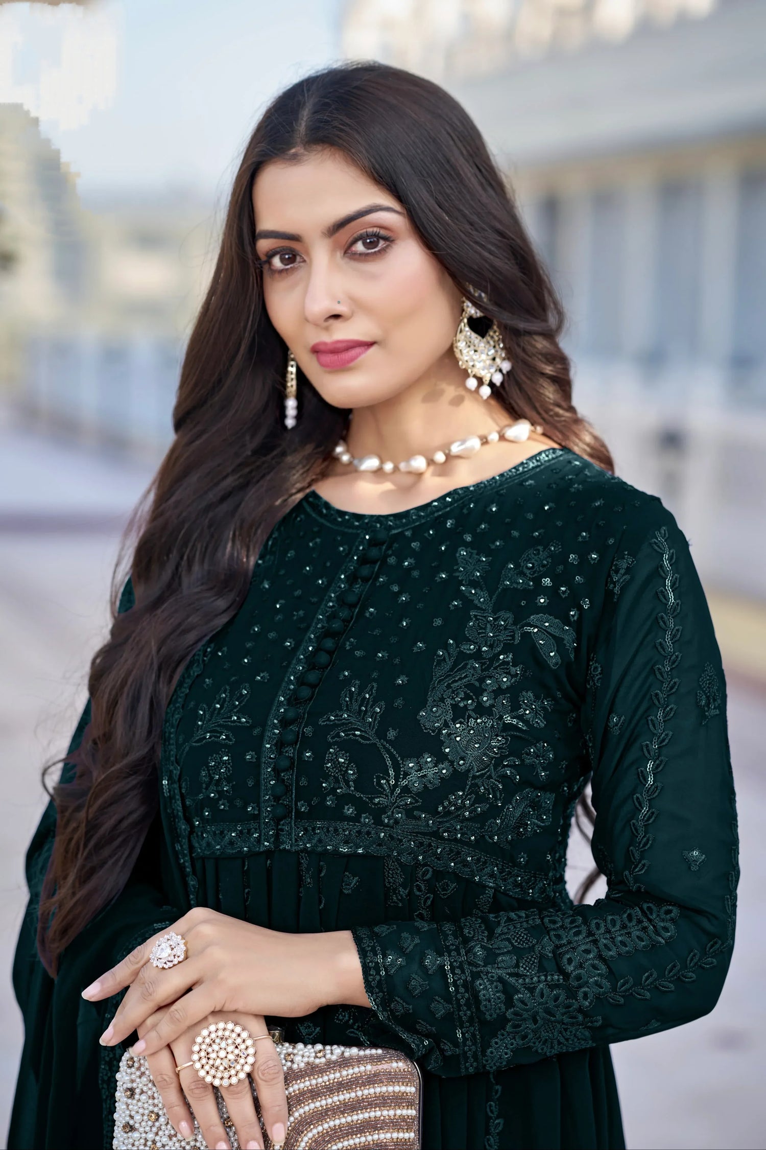 Designer Wedding Wear Latest Anarkali Salwar Suit