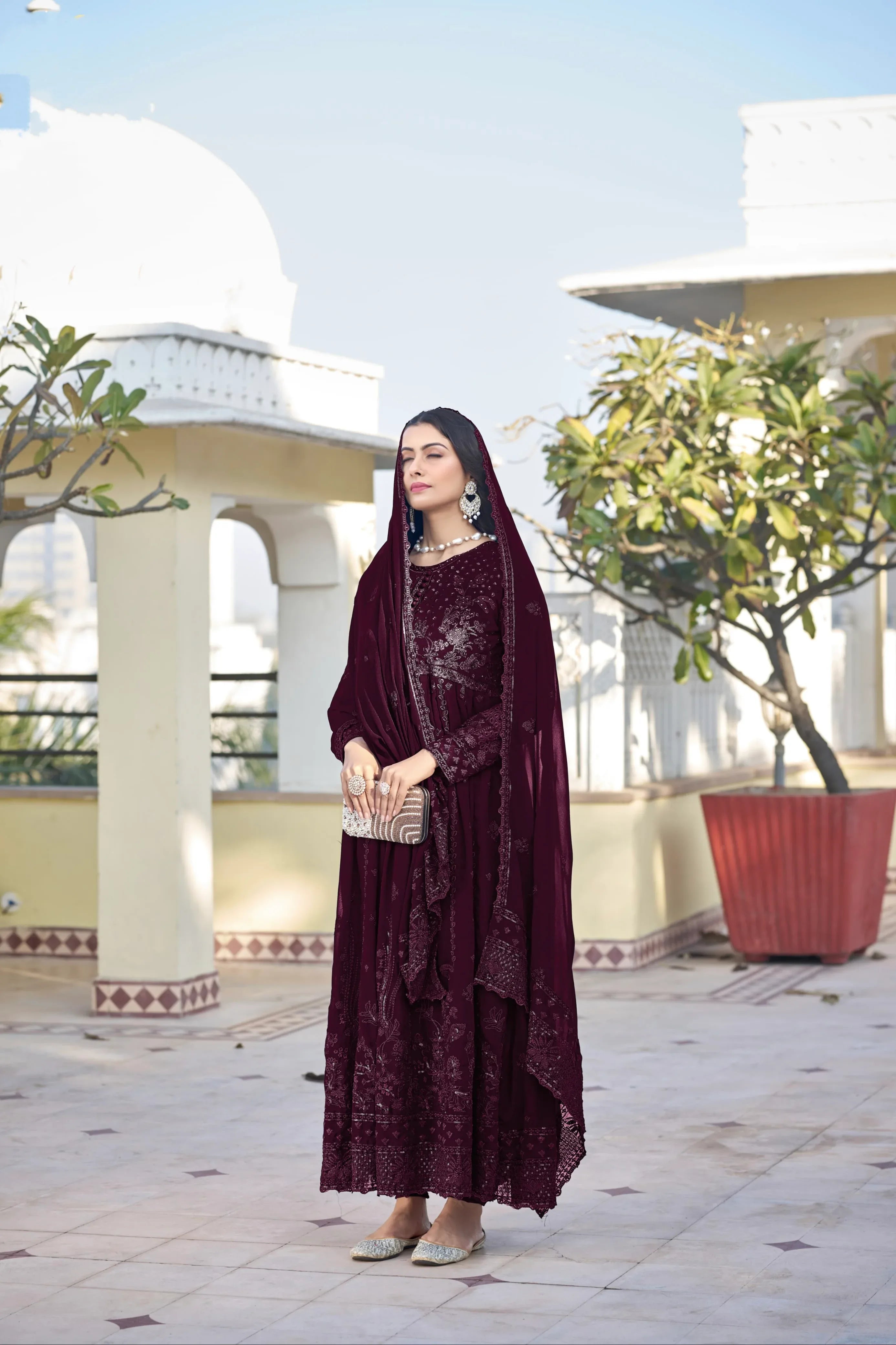 Designer Wedding Wear Latest Anarkali Salwar Suit