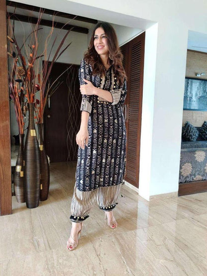 Beautiful Designer Party Wear Reyon Cotton Salwar Suit