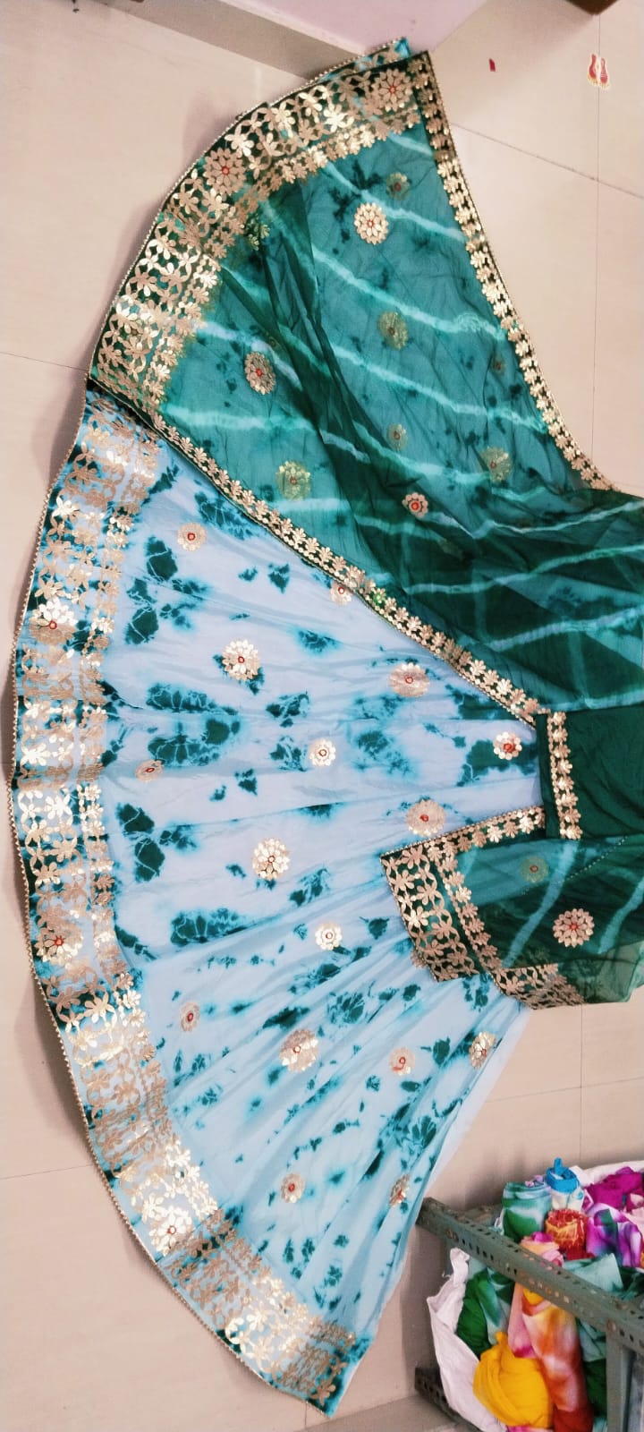 Beautiful Designer Rajasthani Orgenza Silk Lehenga Choli