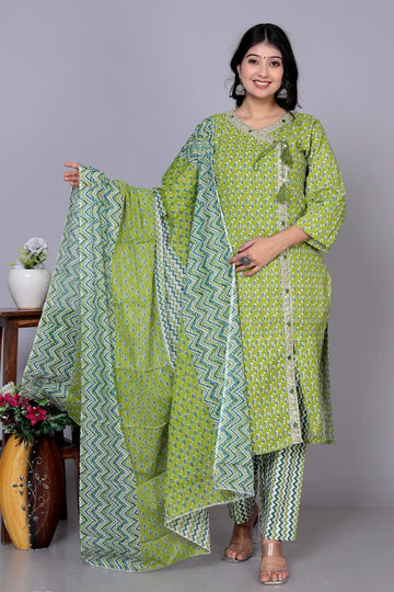 Beautiful Designer Party Wear Anarkali Pure Cotton Salwar Suit