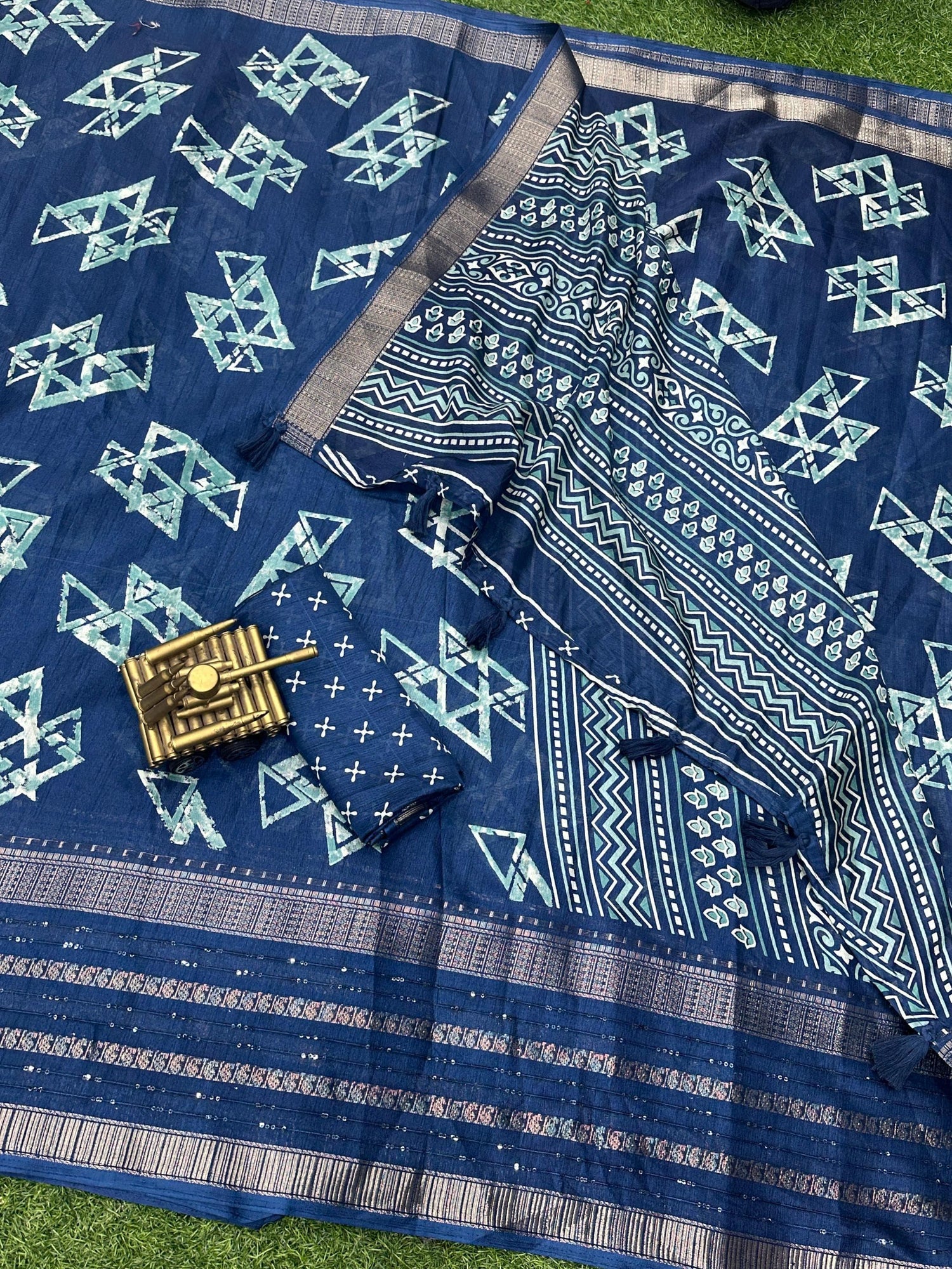 Beautiful Designer Pure Cotton Kalamkari Print Saree