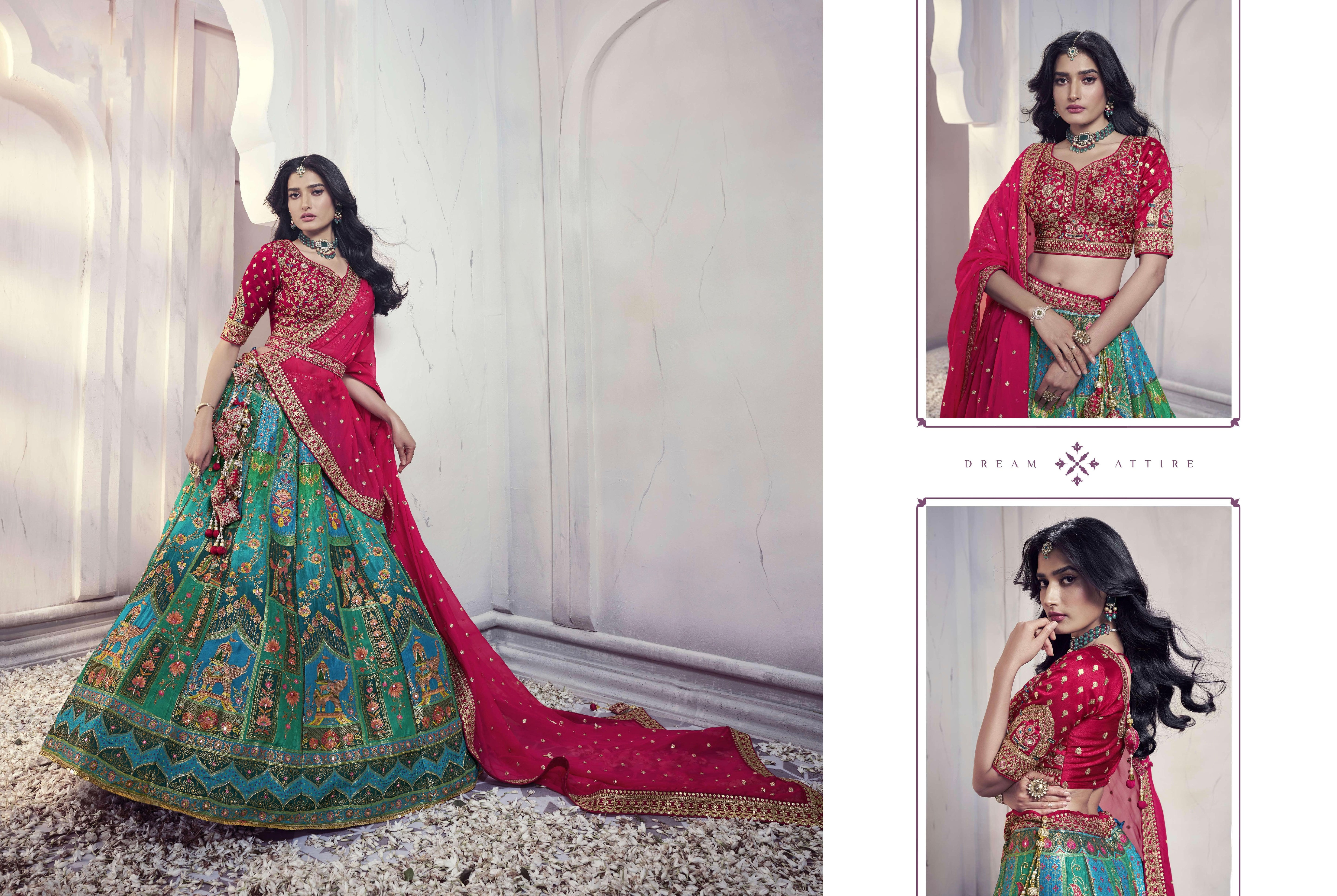 Designer Wedding Wear Latest Bridal Lehenga Choli