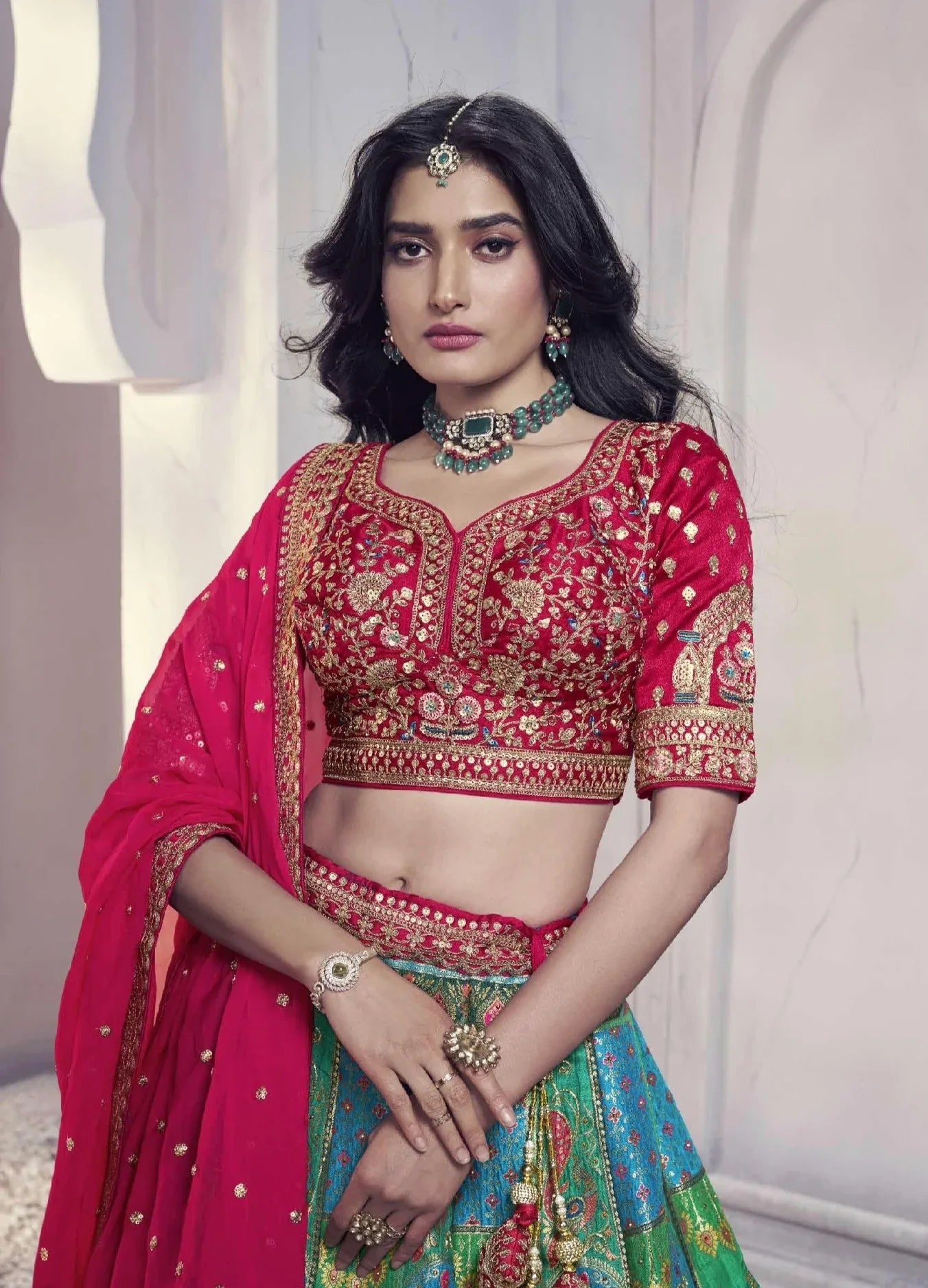 Designer Wedding Wear Latest Bridal Lehenga Choli