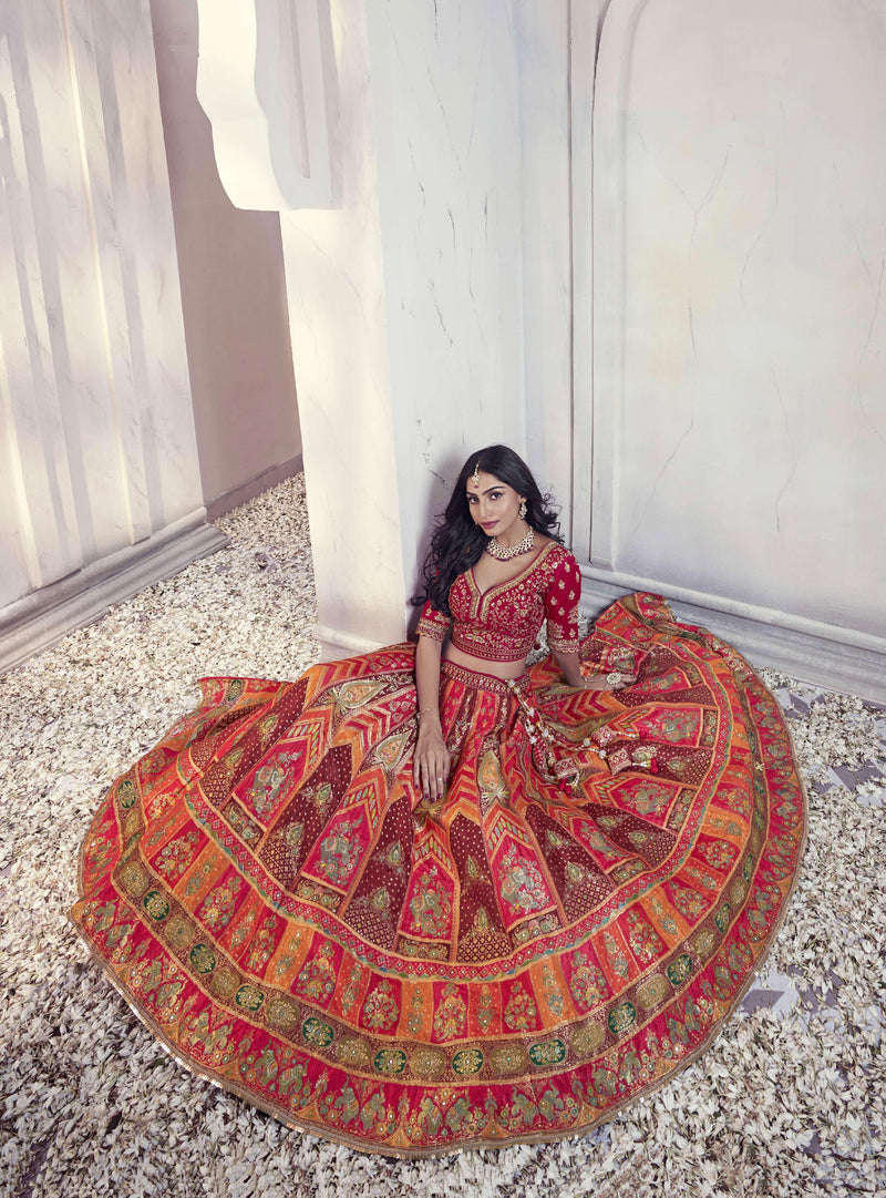 Designer Wedding Wear Latest Bridal Lehenga Choli