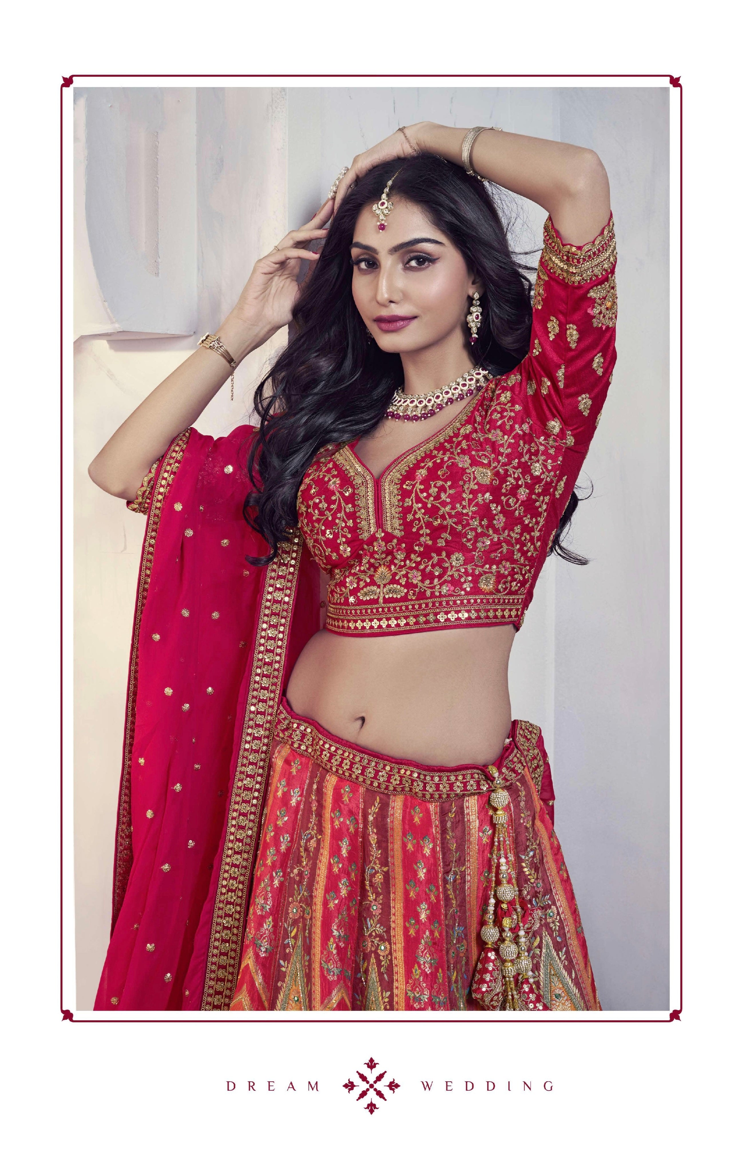 Designer Wedding Wear Latest Bridal Lehenga Choli