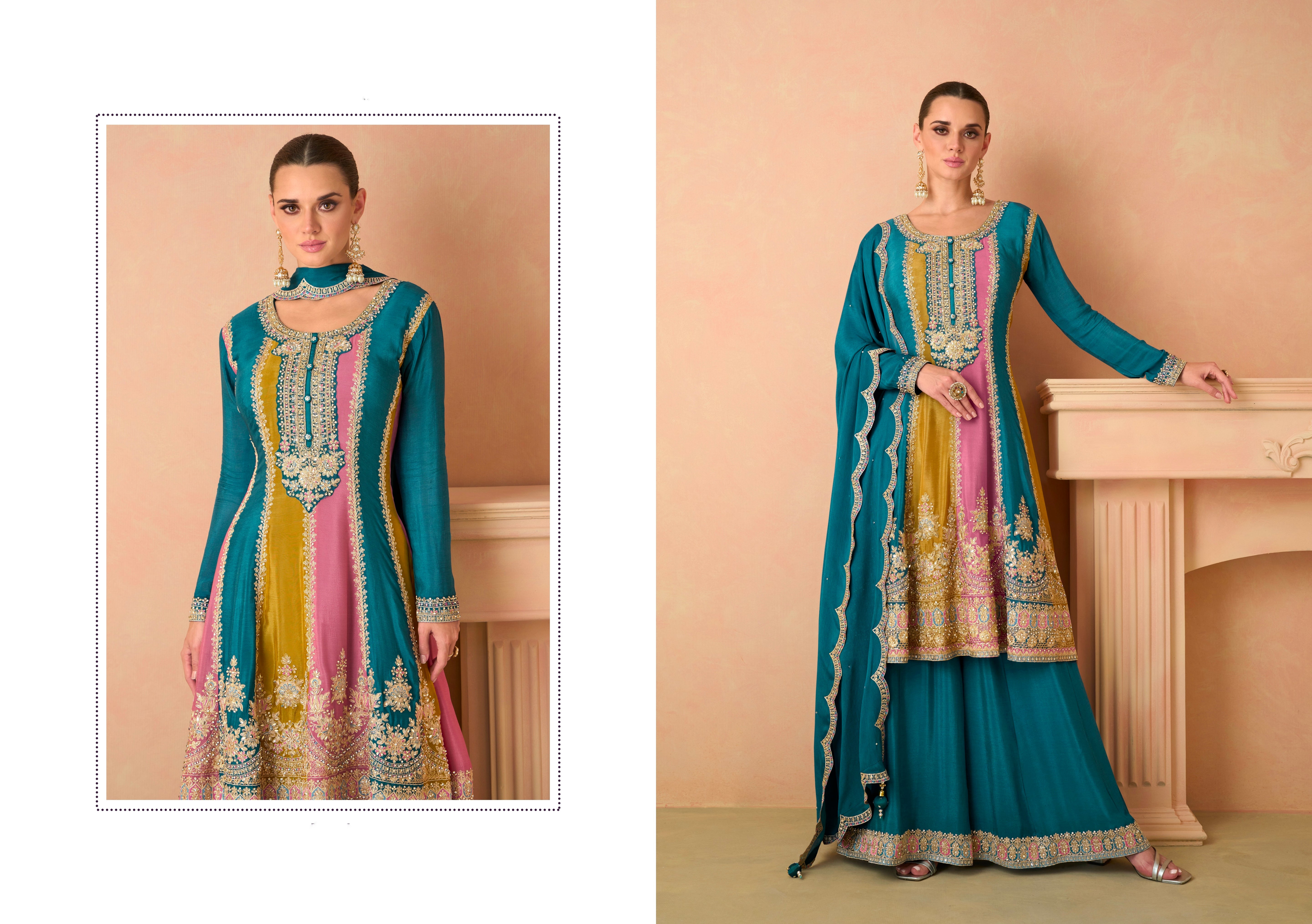 Beautiful Designer Occasion Wear Premium Punjabi Style Salwar Suit