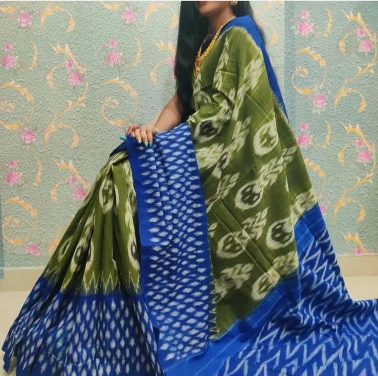 Beautiful Designer Party Wear Pure Linen Saree